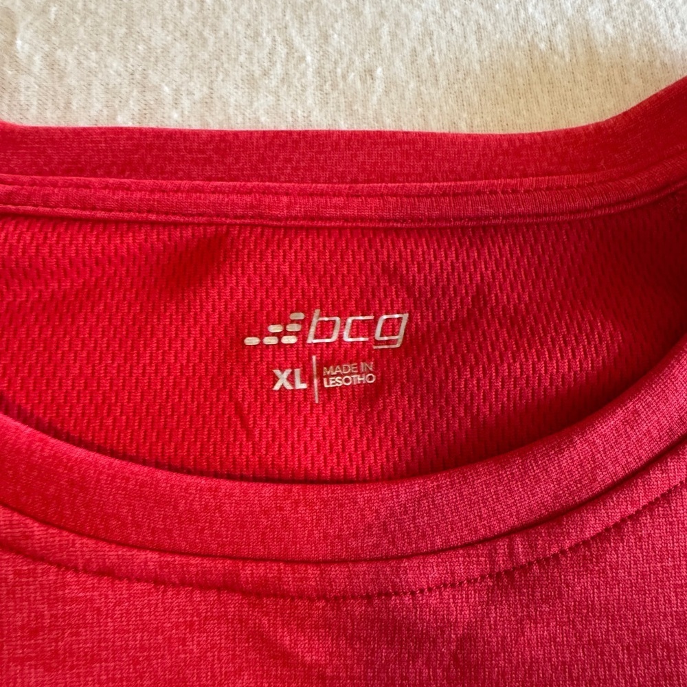 BCG Men’s Size XL Red‎ Athletic Tank Top - Picture 2 of 6